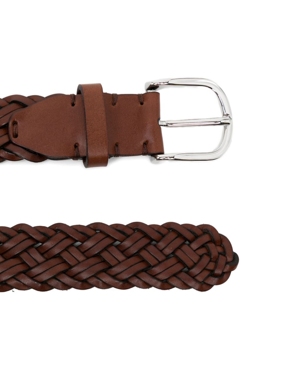 woven leather belt