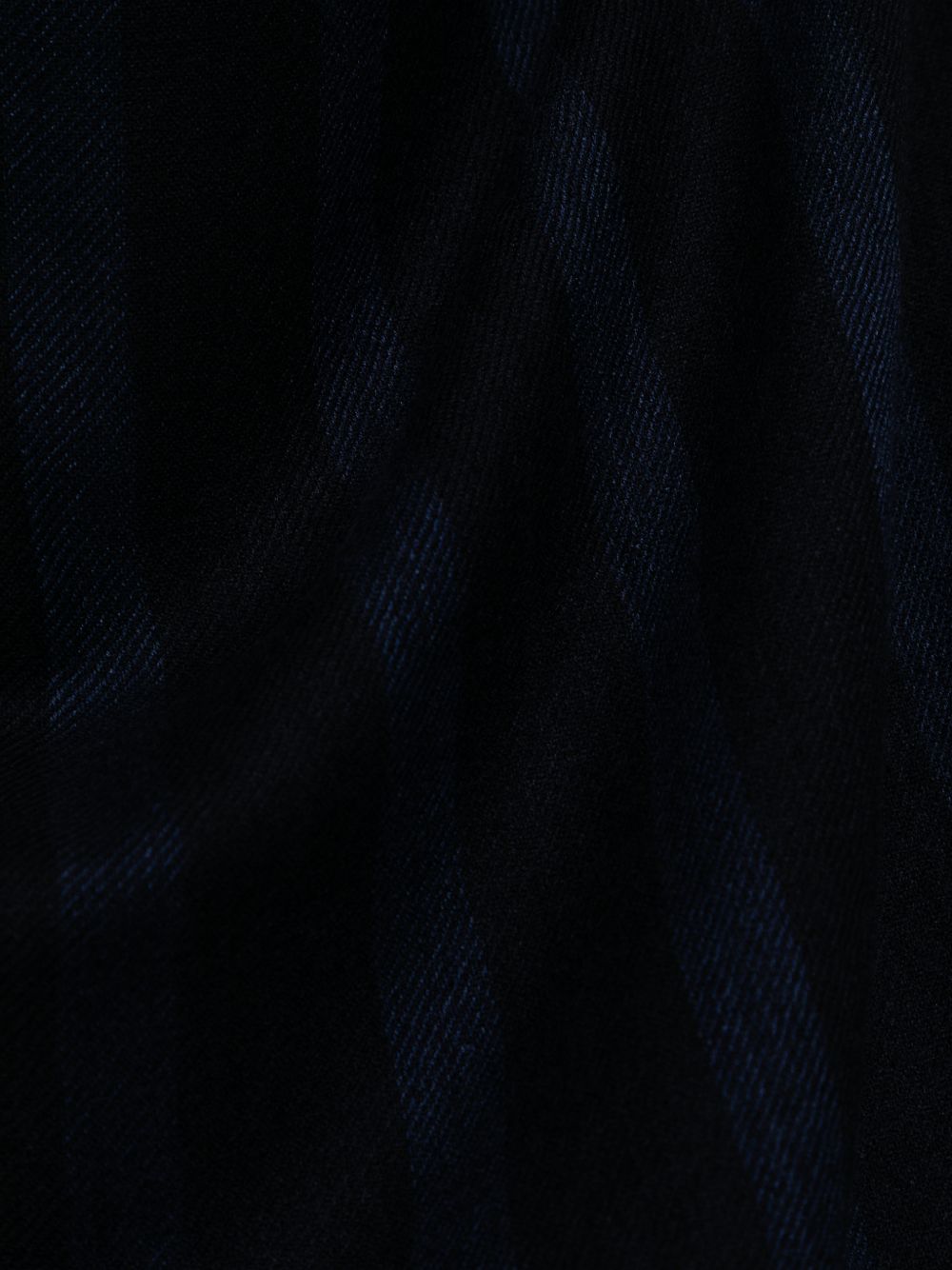 vertical-stripe frayed scarf