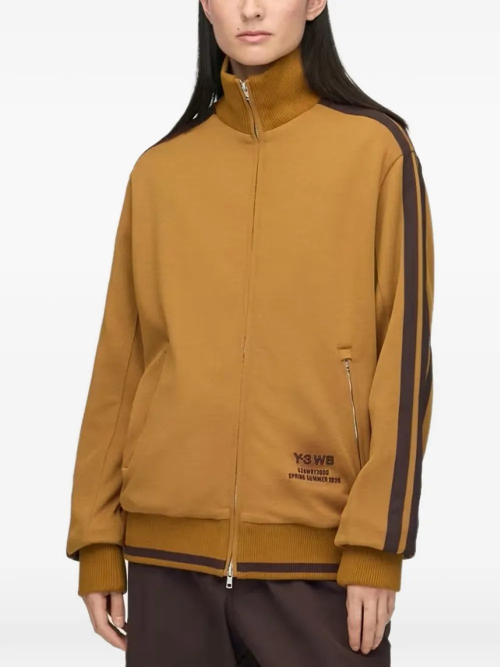 x Wales Bonner and Yohji Yamamoto side-stripe track jacket