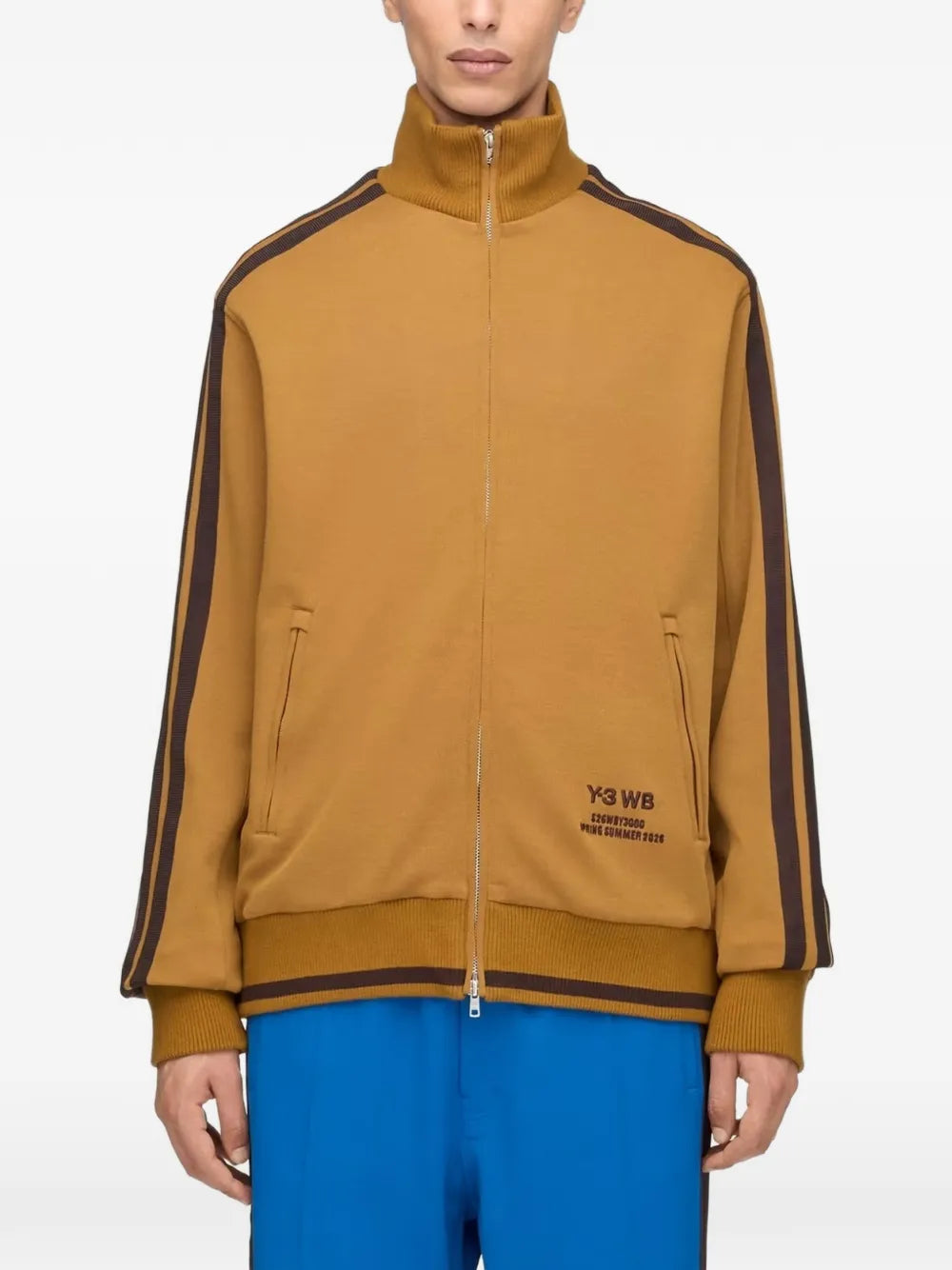 x Wales Bonner and Yohji Yamamoto side-stripe track jacket