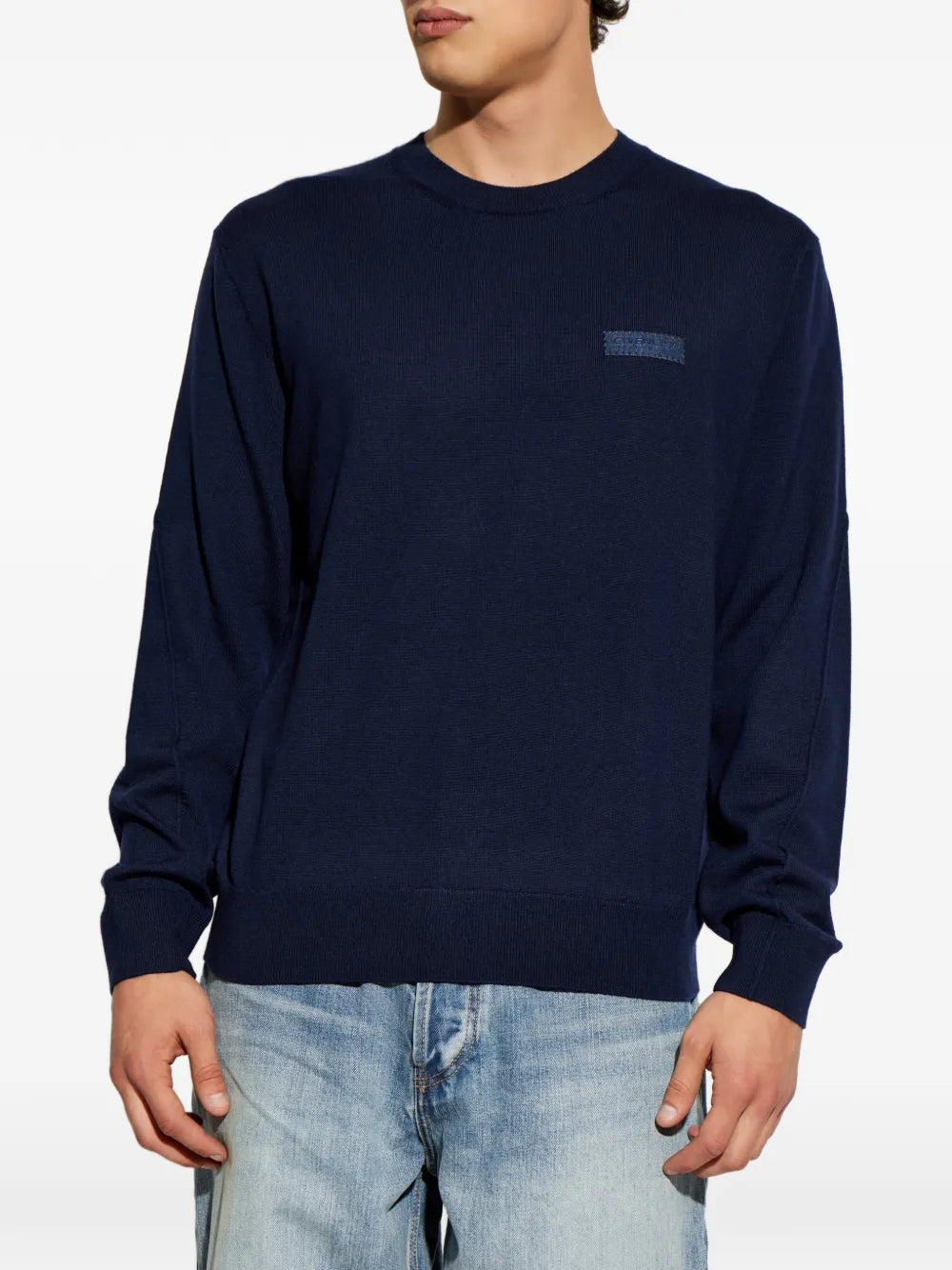 logo-patch sweater