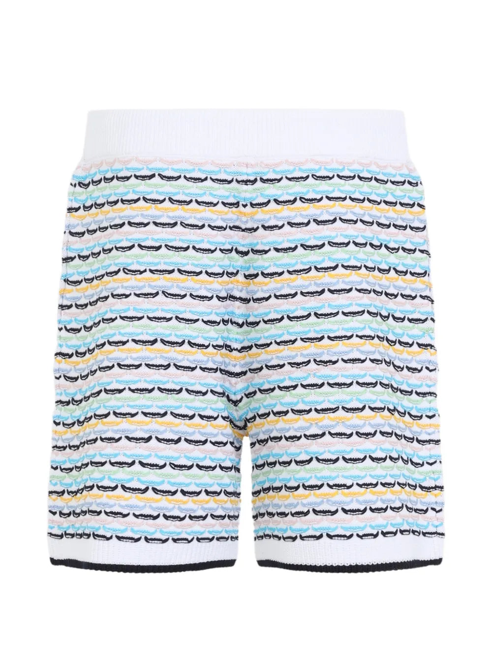 graphic-print drawstring bermuda shorts