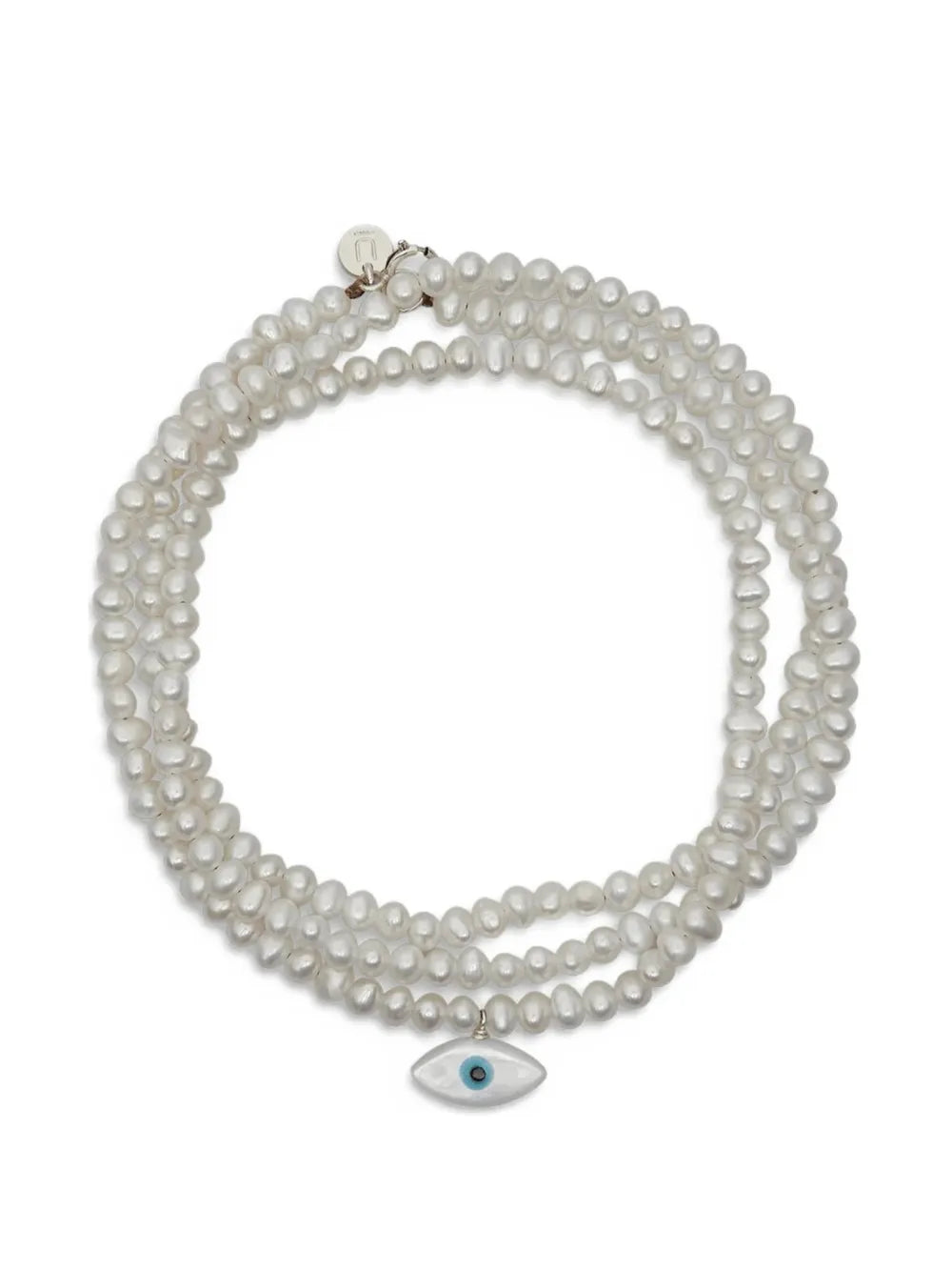 eye-pendant pearl-beaded bracelets