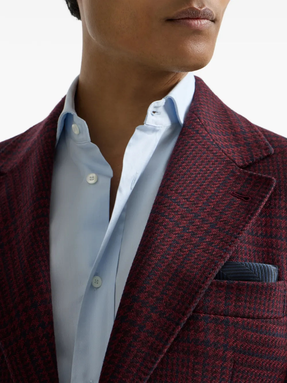 silk chevron pocket square