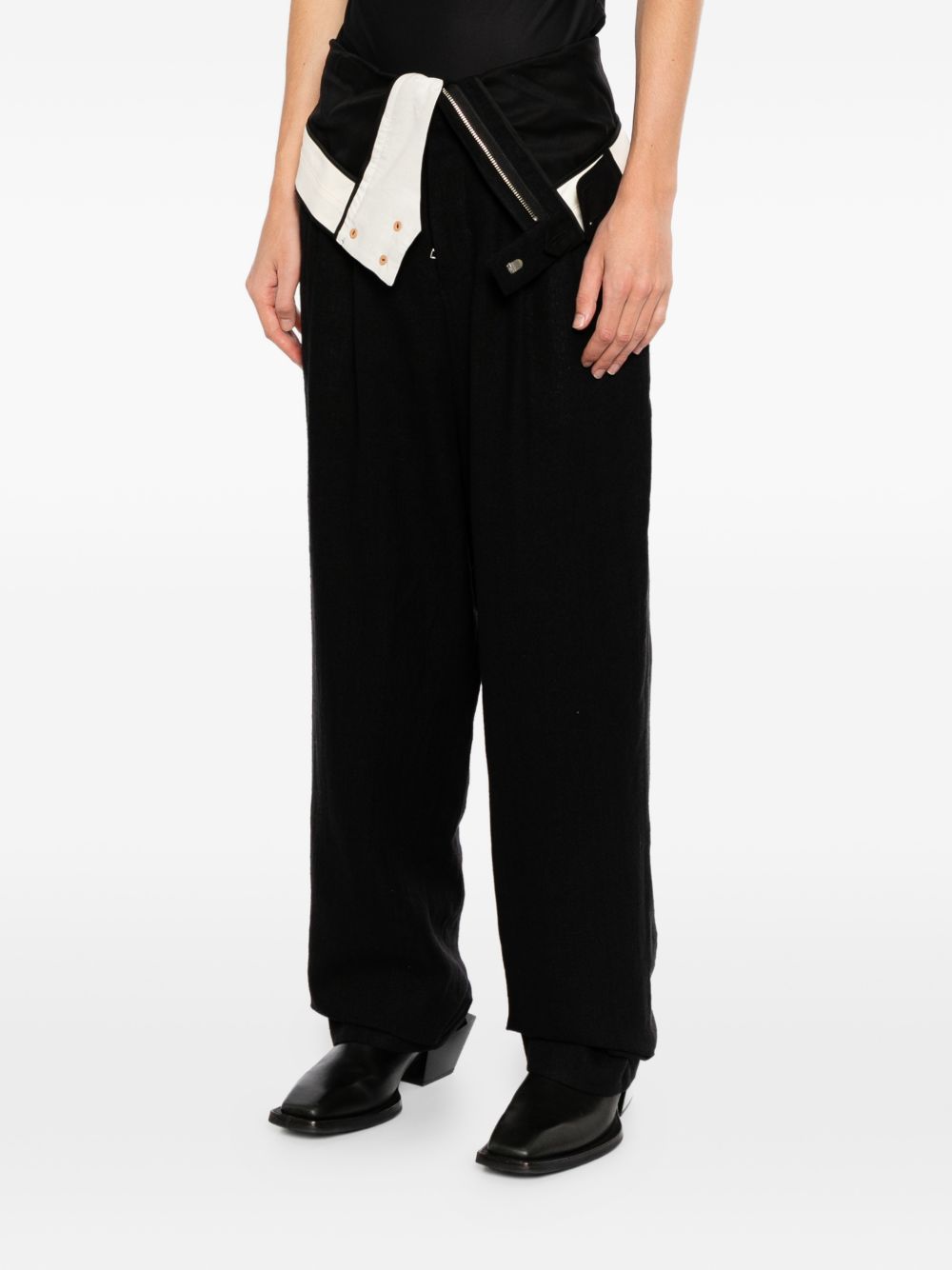 two waists trousers