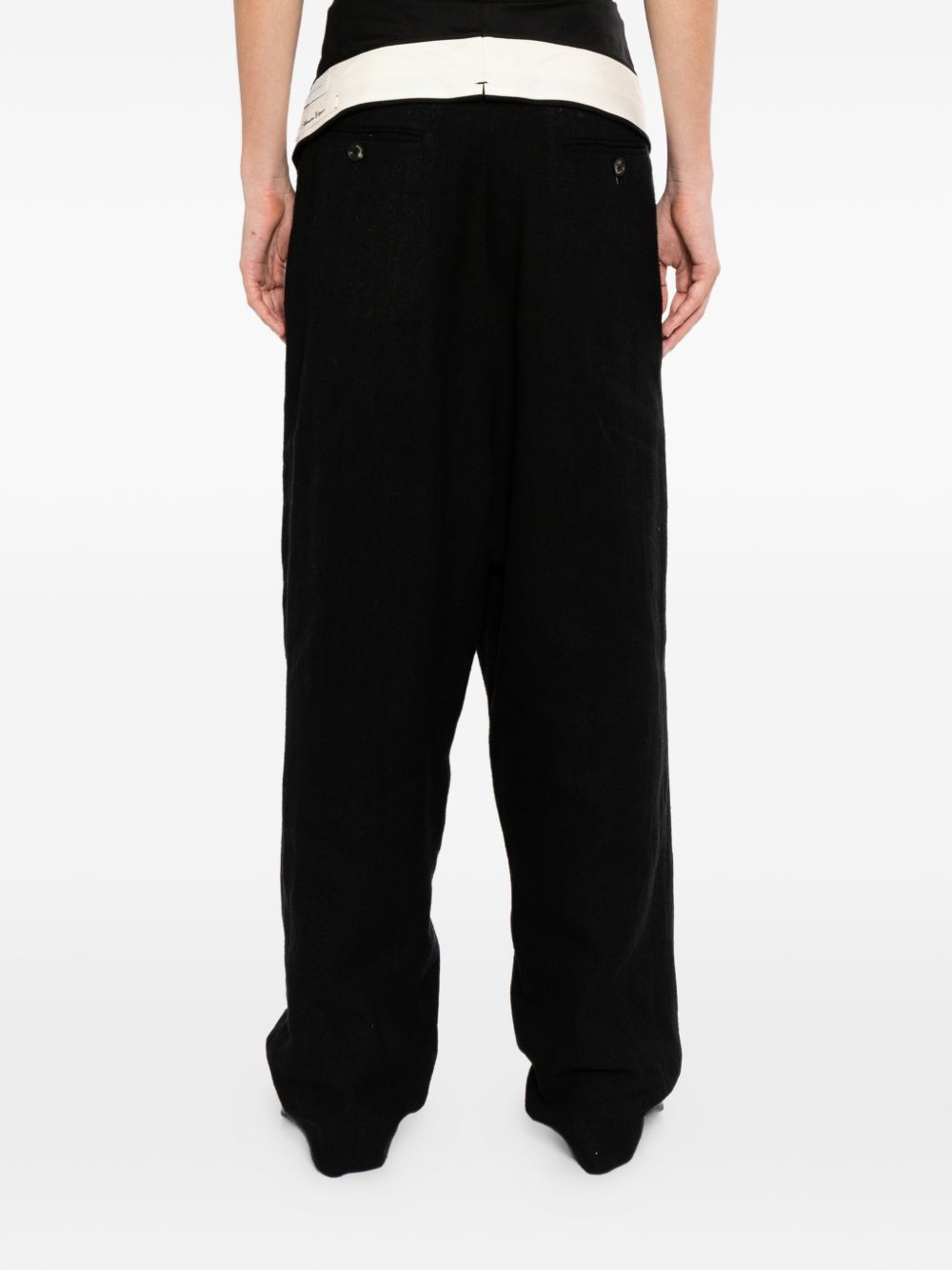two waists trousers