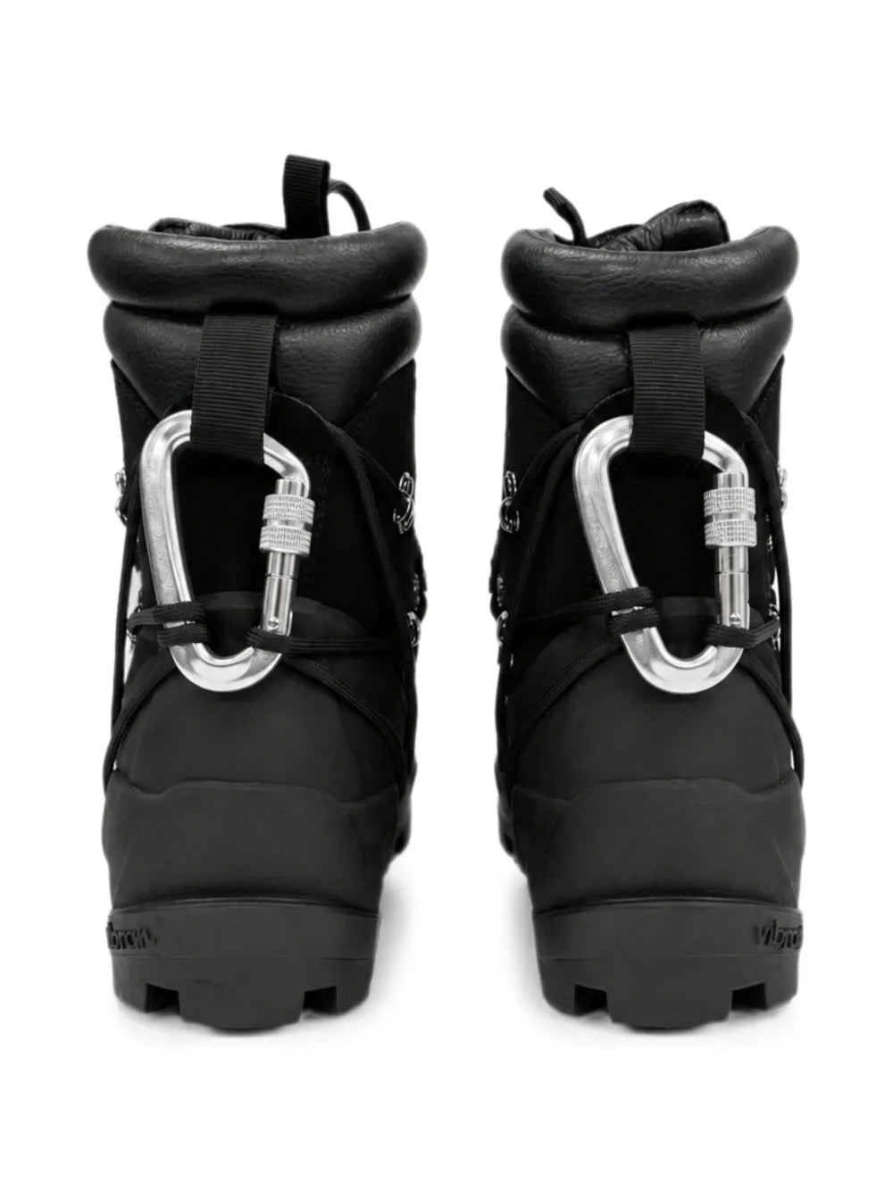 carabiner-detail lace-up boots