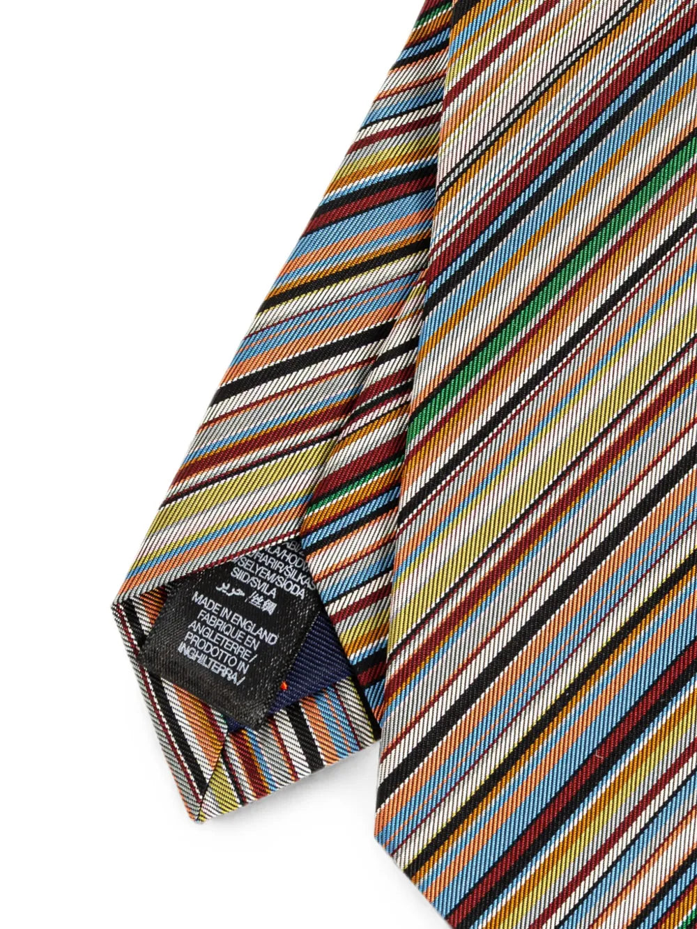 Signature Stripe silk tie