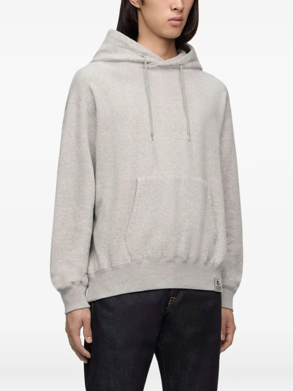 drawstring-hood hoodie