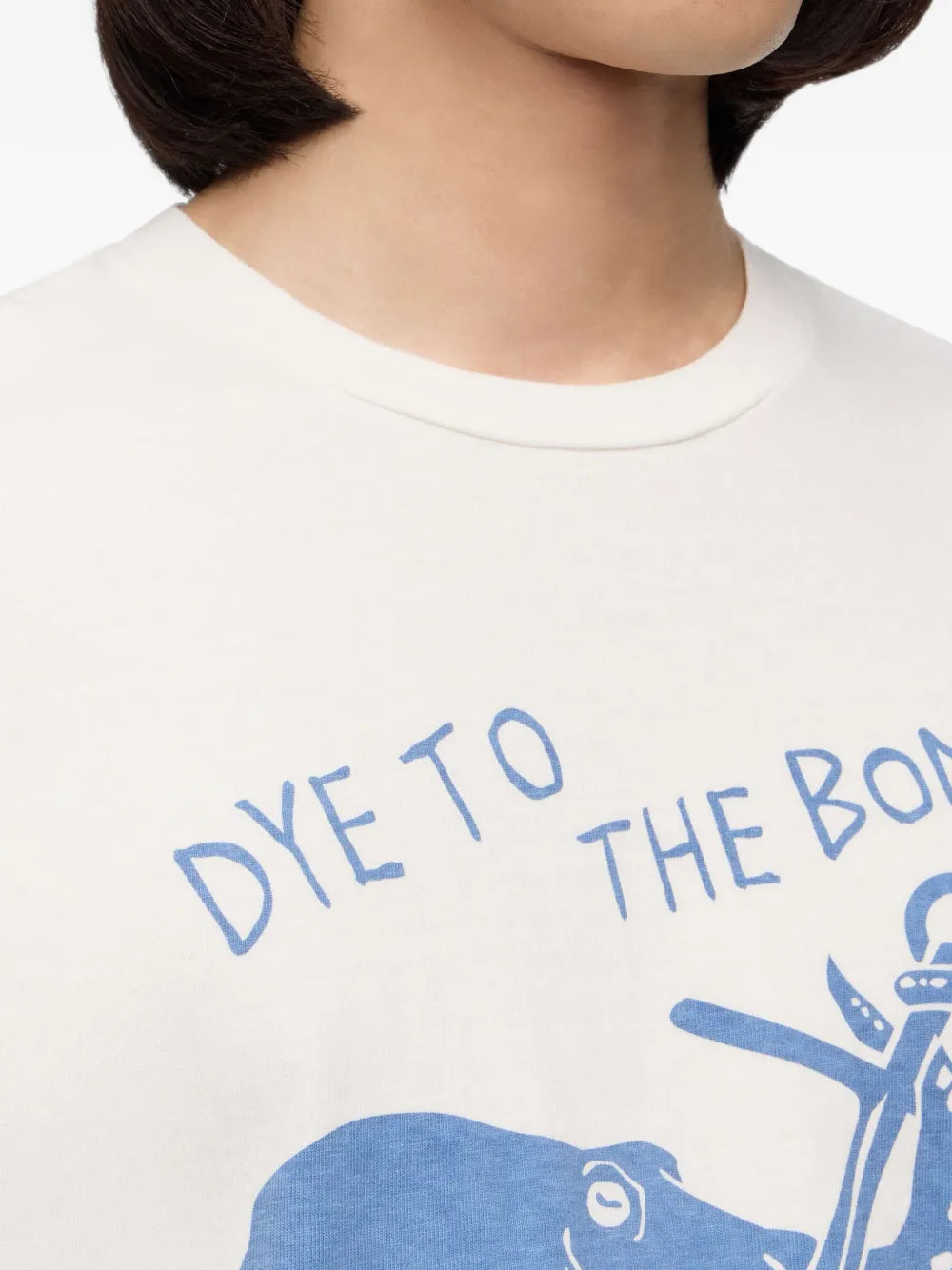 octopus-print cotton T-shirt
