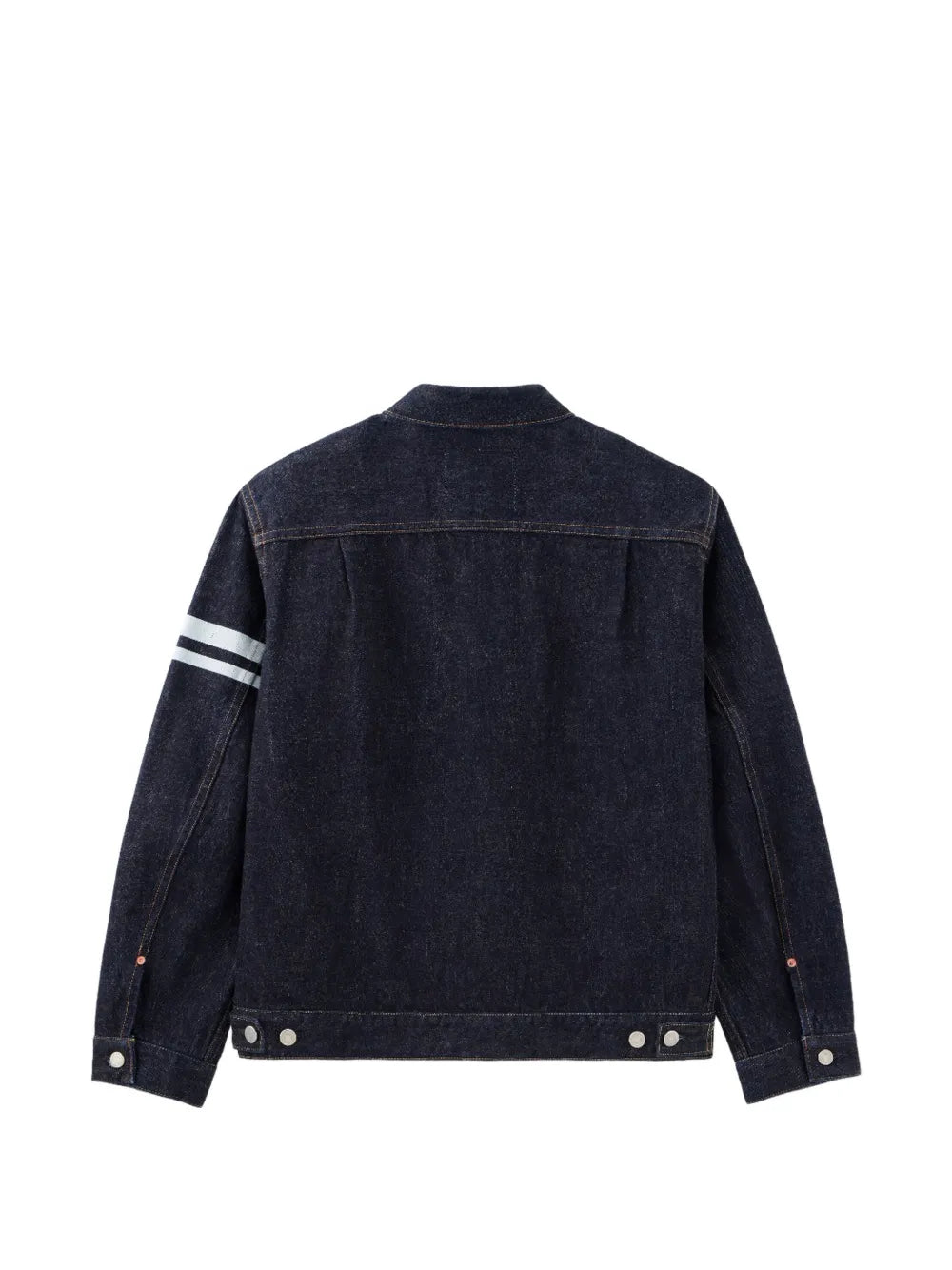 Classic stripe-detail denim jacket