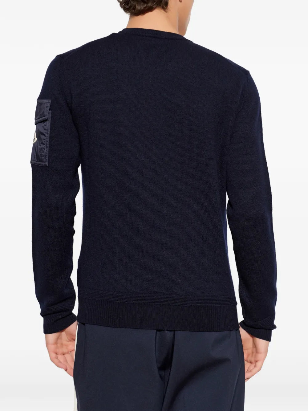 logo-patch pocket-detail sweater