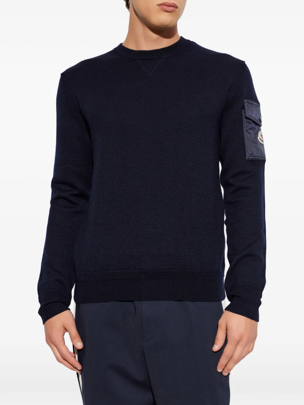 logo-patch pocket-detail sweater