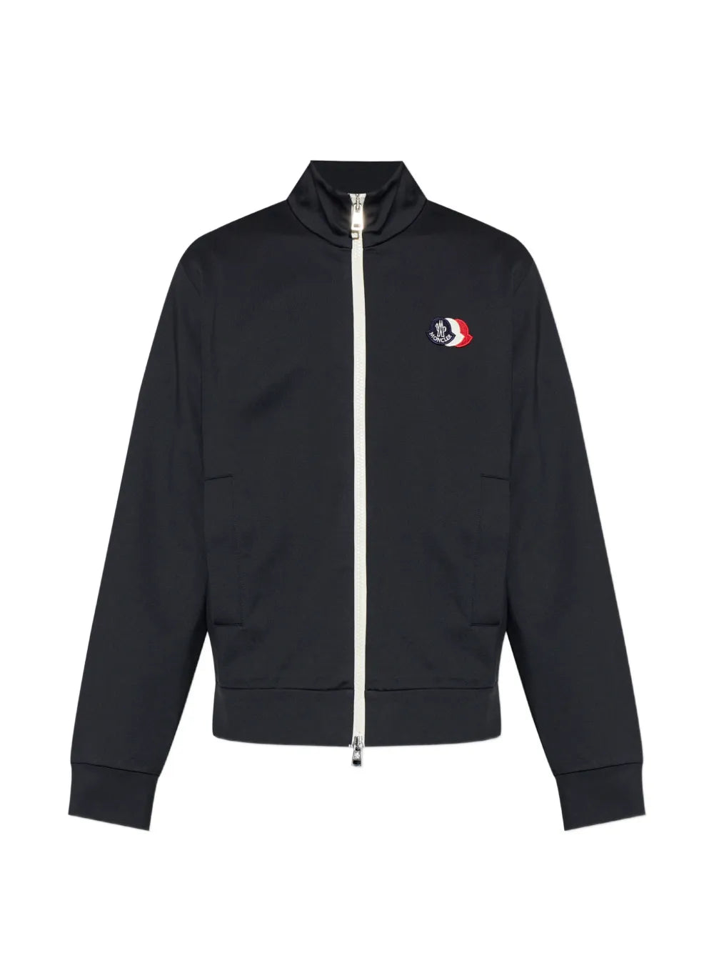 logo-patch zip-up jacket