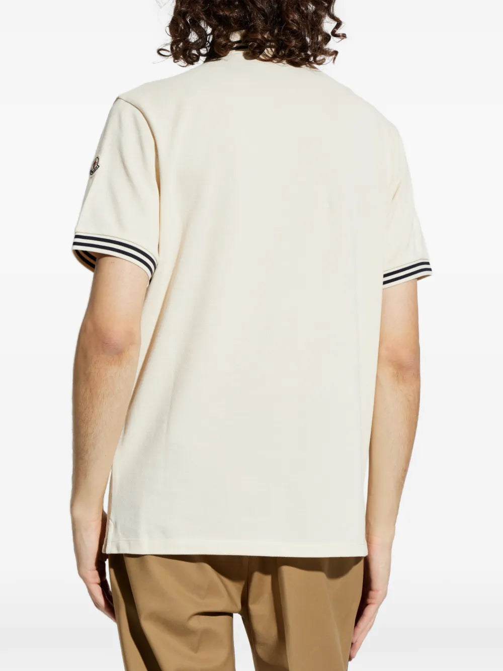 logo-embroidered polo shirt