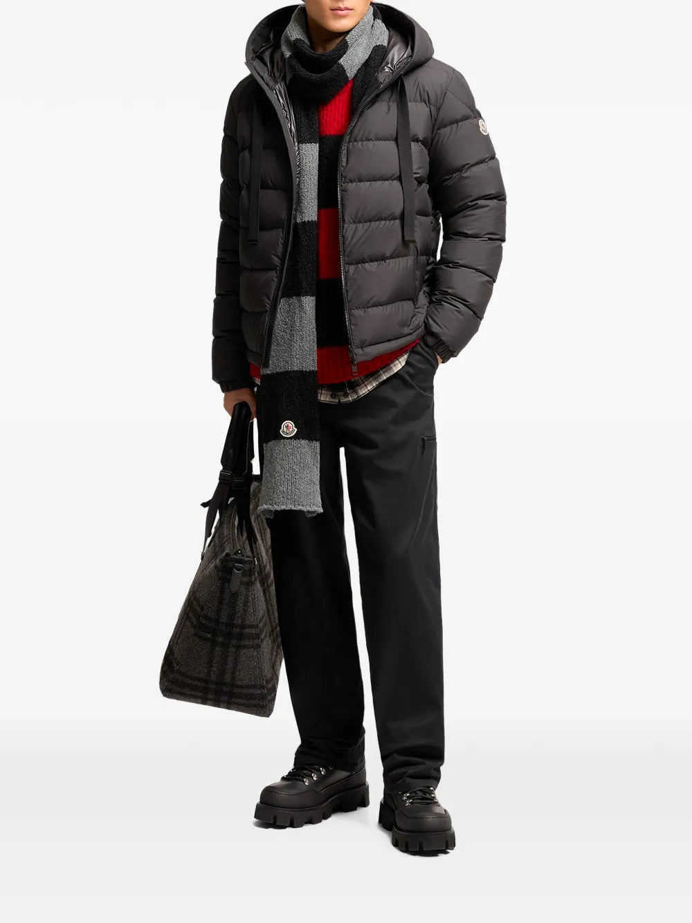 hooded padded jacket