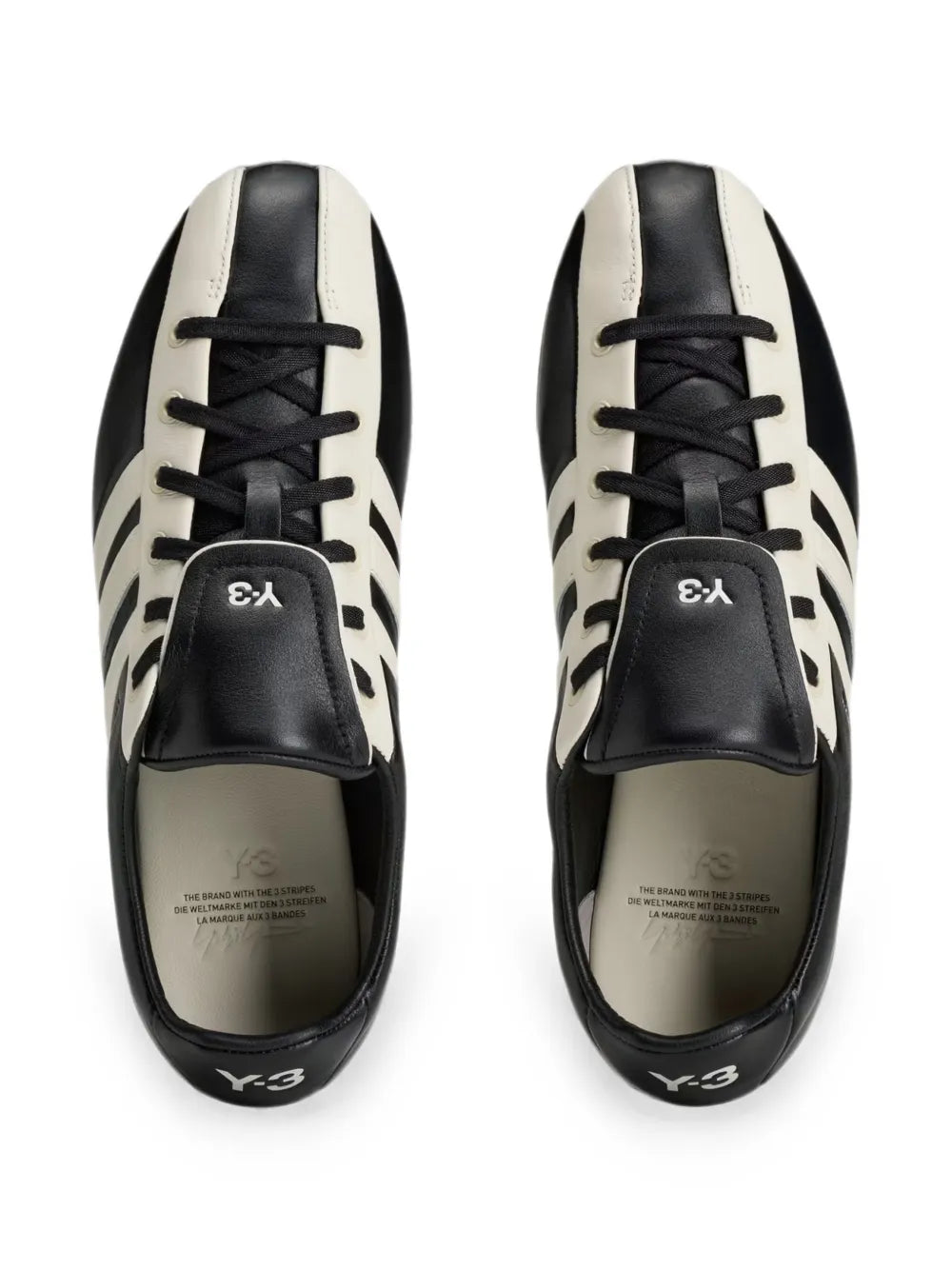 logo-print panelled sneakers