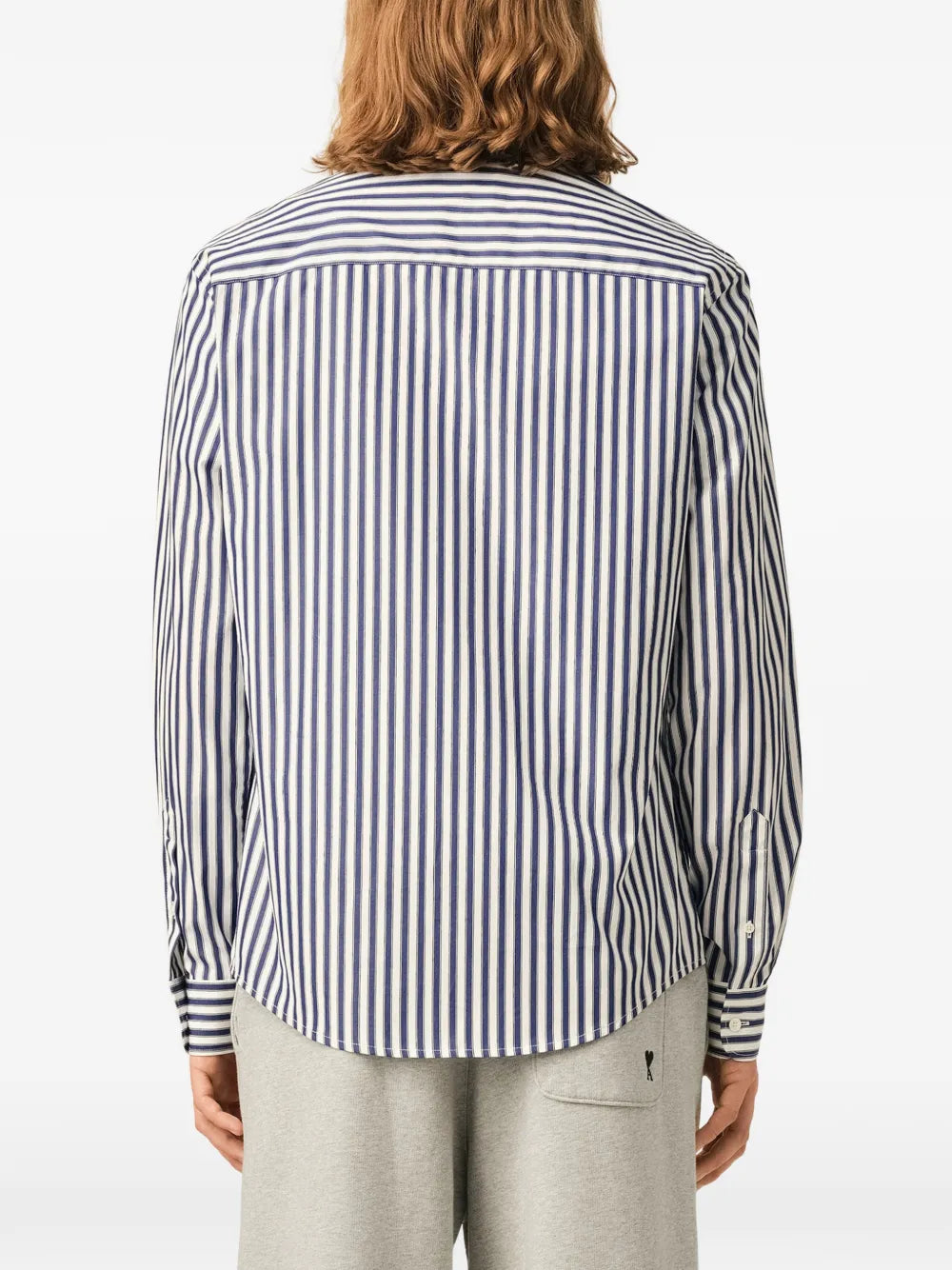 Striped cotton shirt with Ami de Coeur