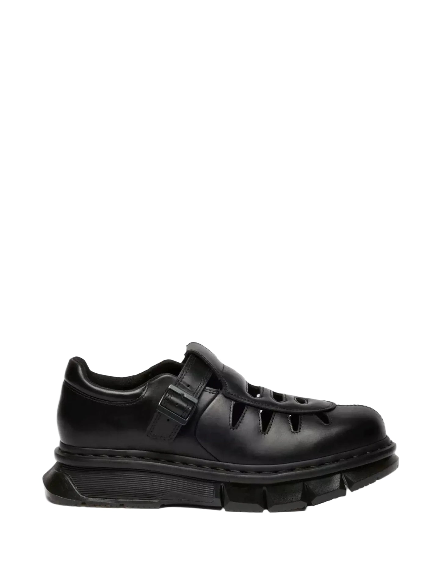 Qubist Fisherman Buckle-Fastening Cut-Out Shoes