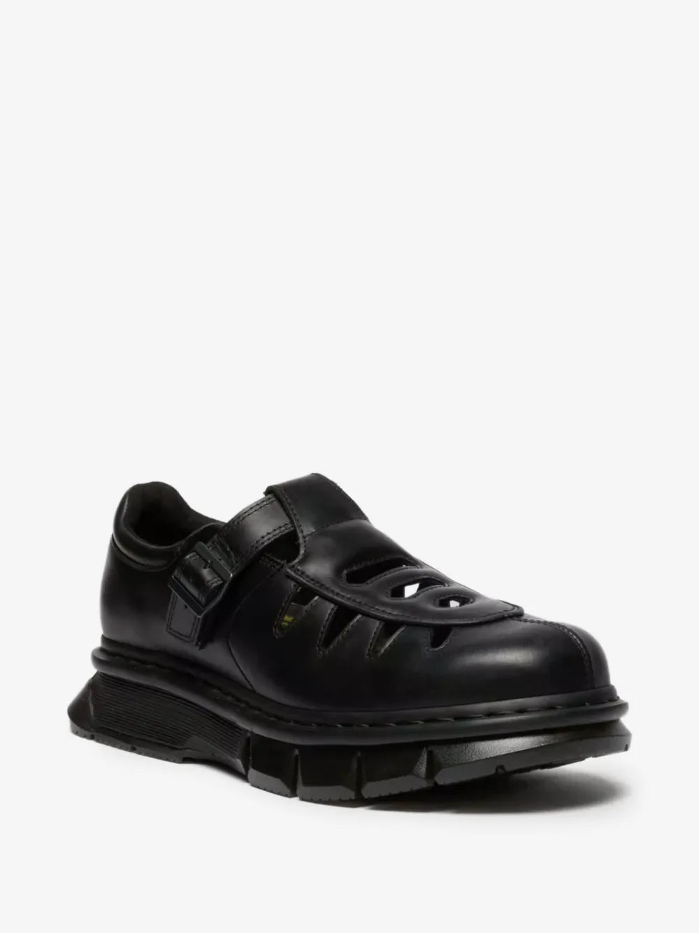 Qubist Fisherman Buckle-Fastening Cut-Out Shoes