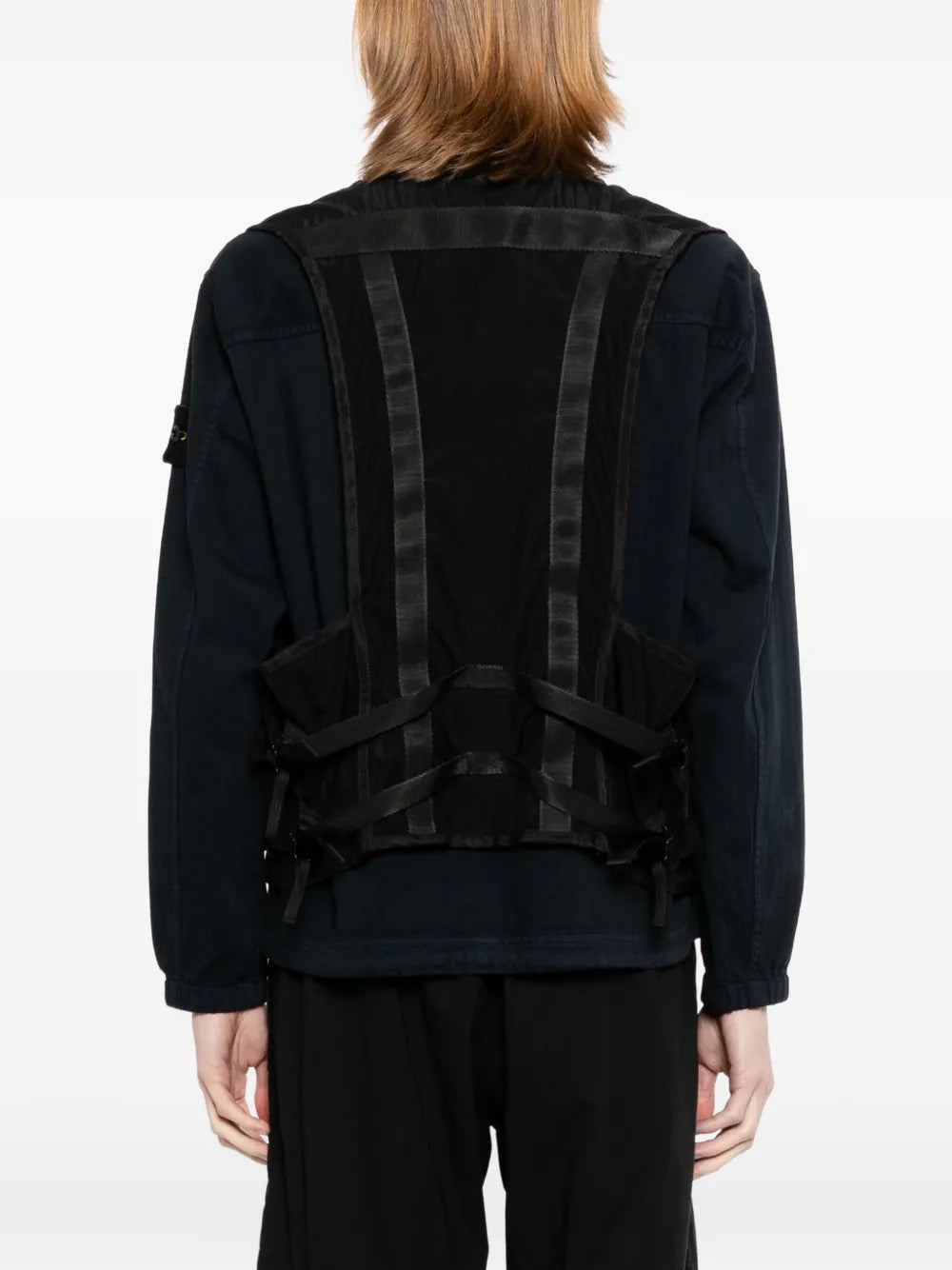 multi-pocket harness vest