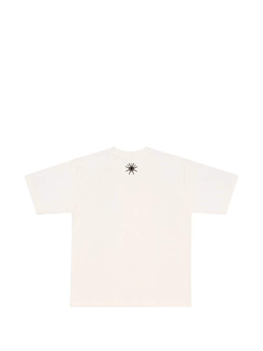 graphic-print studded T-shirt
