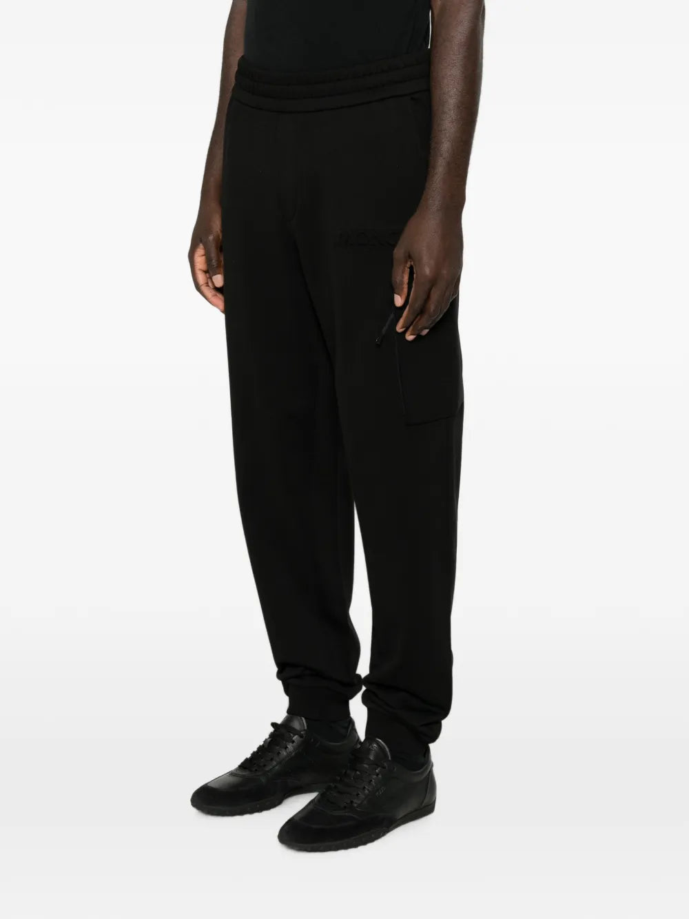 logo-patch track pants