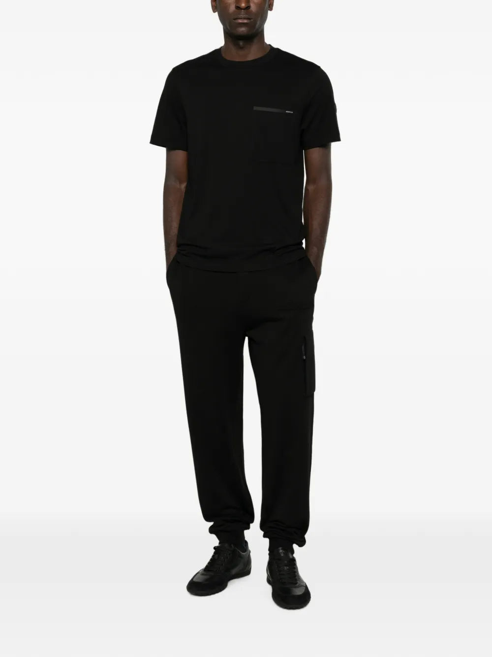 logo-patch track pants