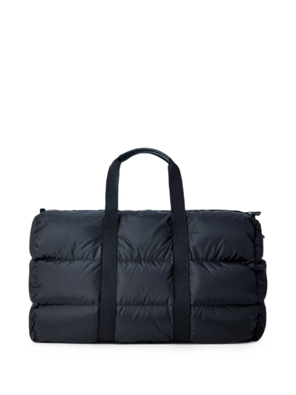 padded quilted duffel bag