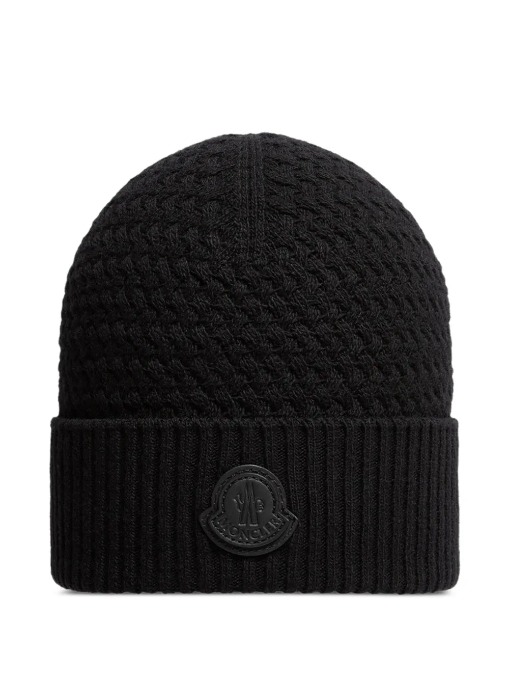 logo-patch beanie hat
