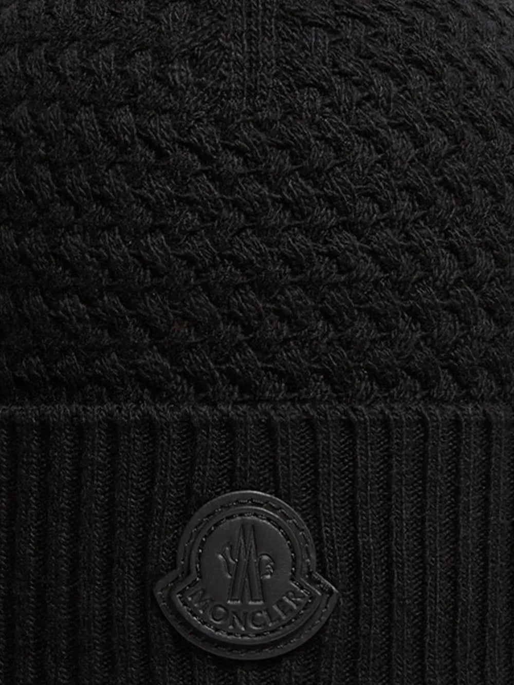 logo-patch beanie hat