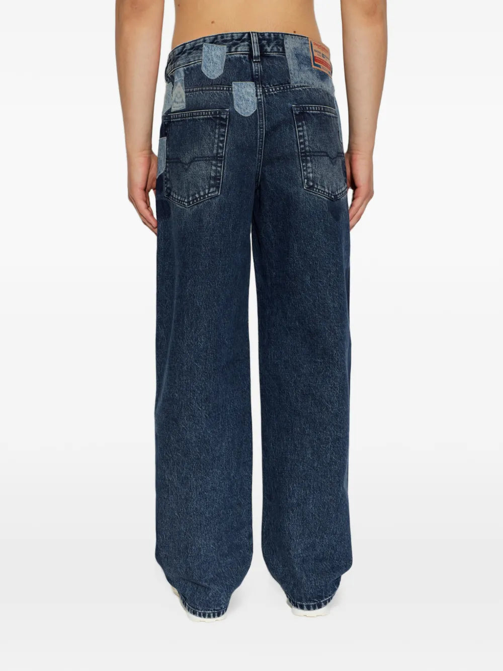 2001 D-Macro-S10 patchwork jeans