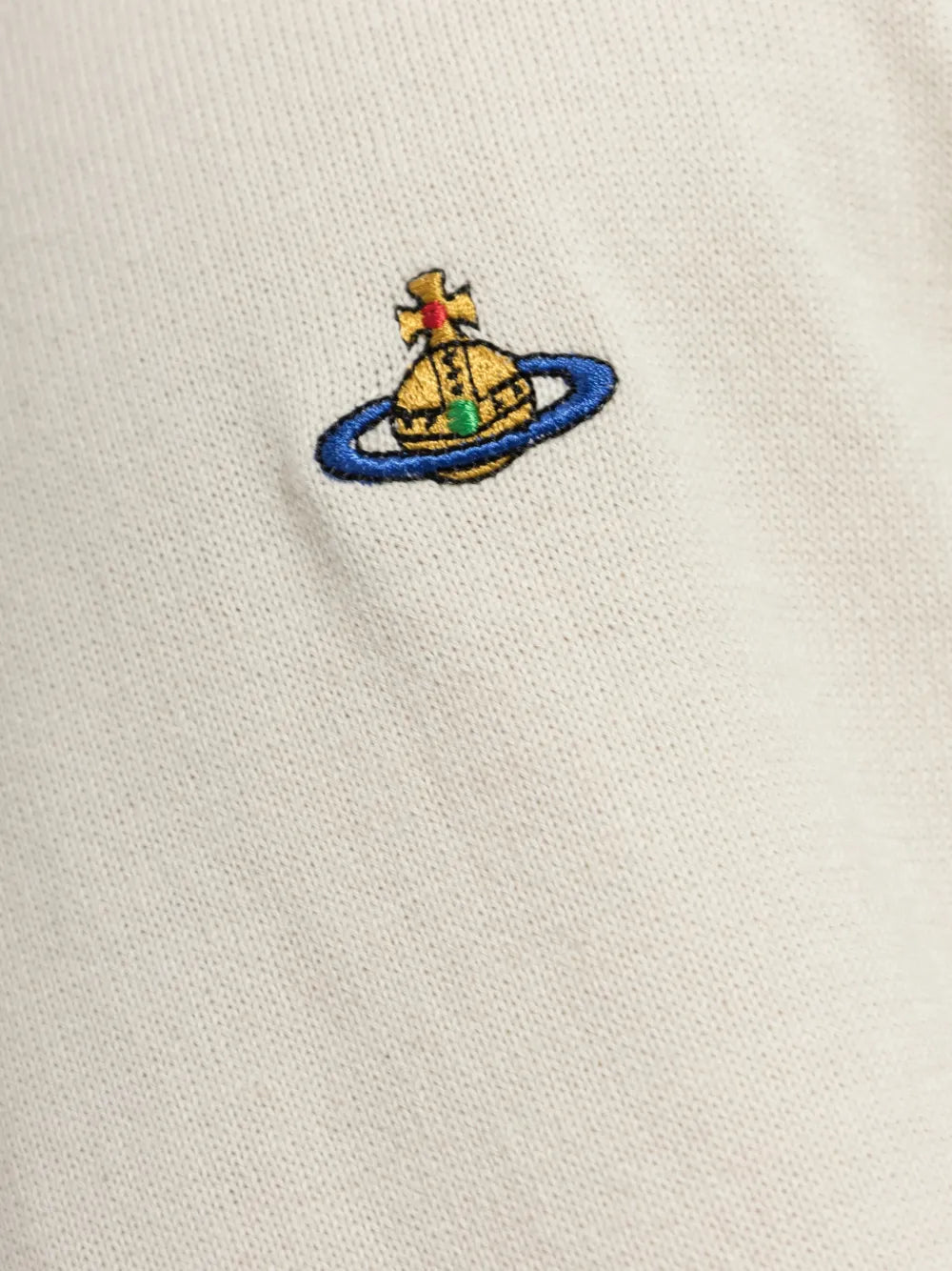 Orb-embroidered sweater