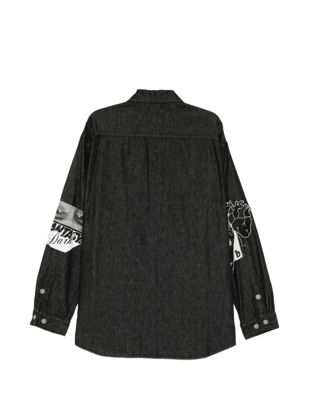 graphic-print shirt