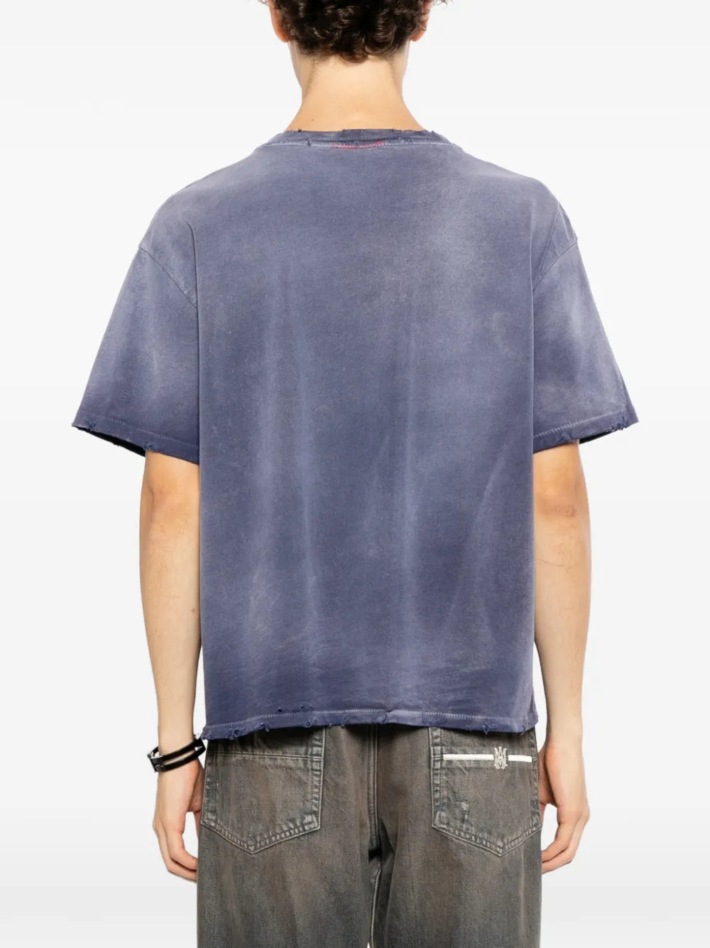 Distressed Paint-Splatter T-Shirt