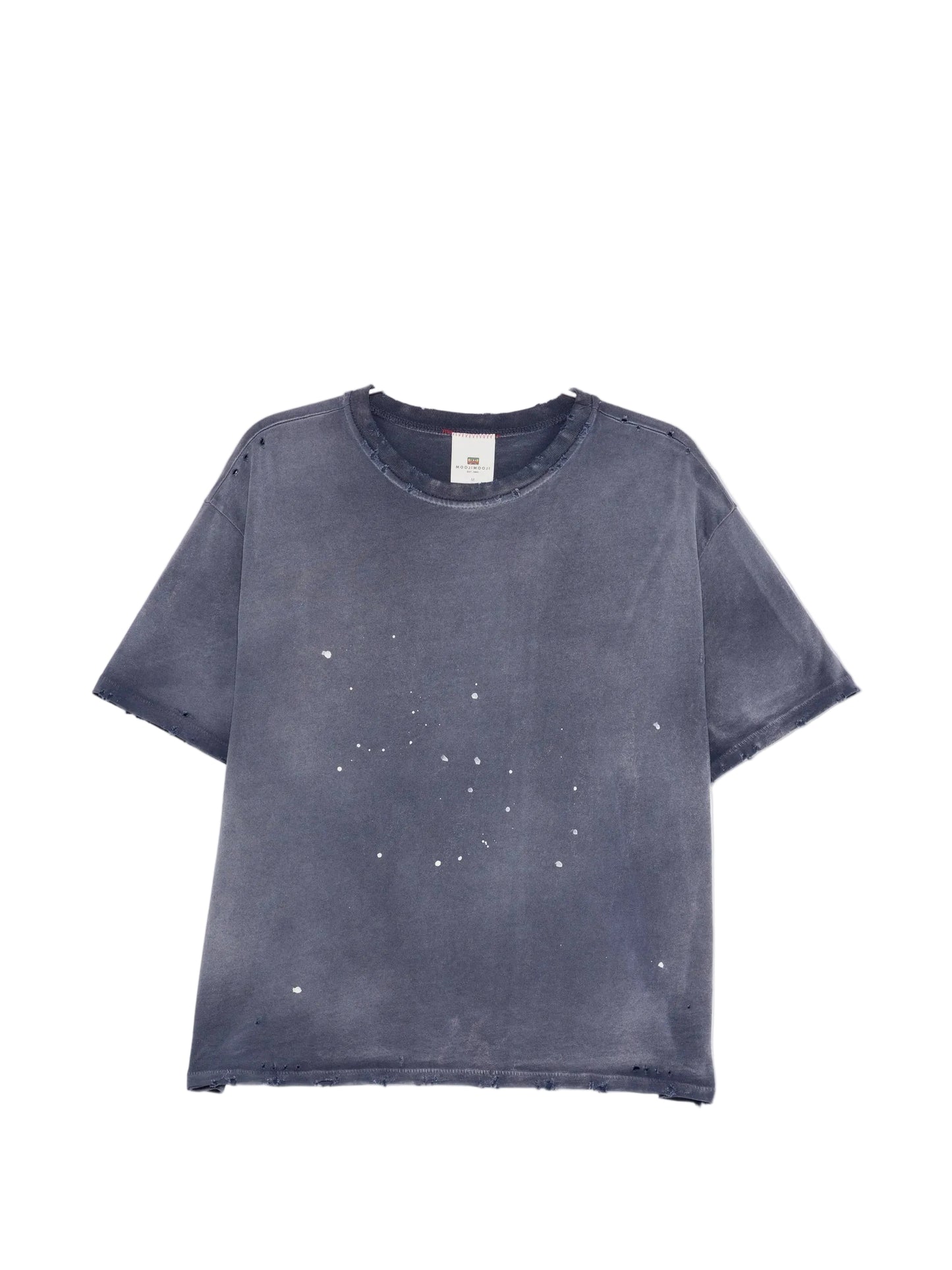 Distressed Paint-Splatter T-Shirt
