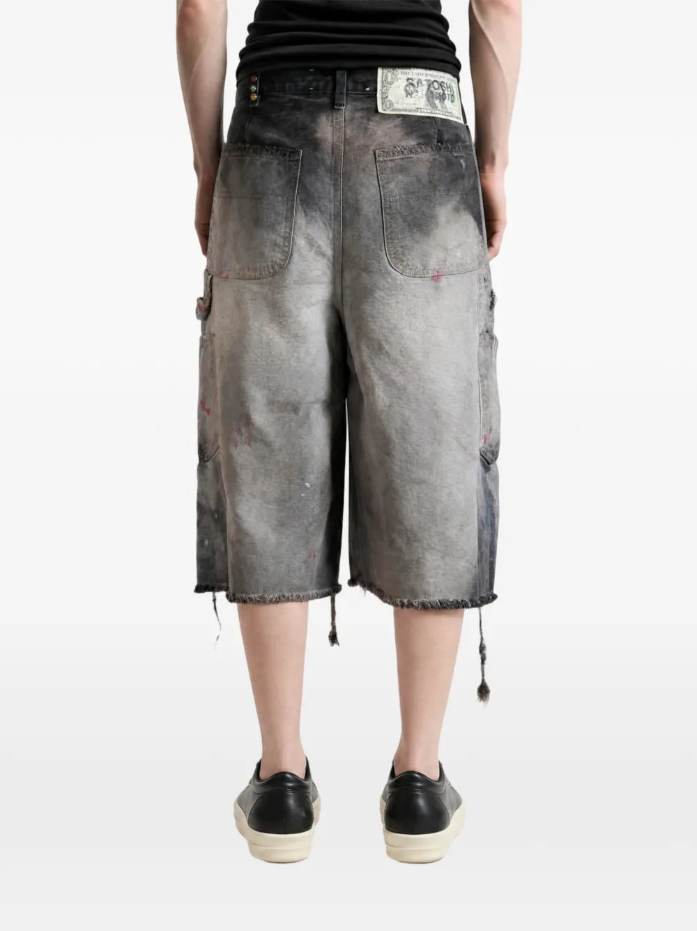 Danny's Carpenter stud-embellished distressed shorts