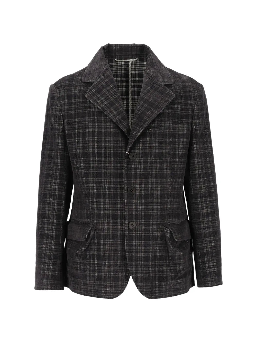 Wreck check-pattern jacket