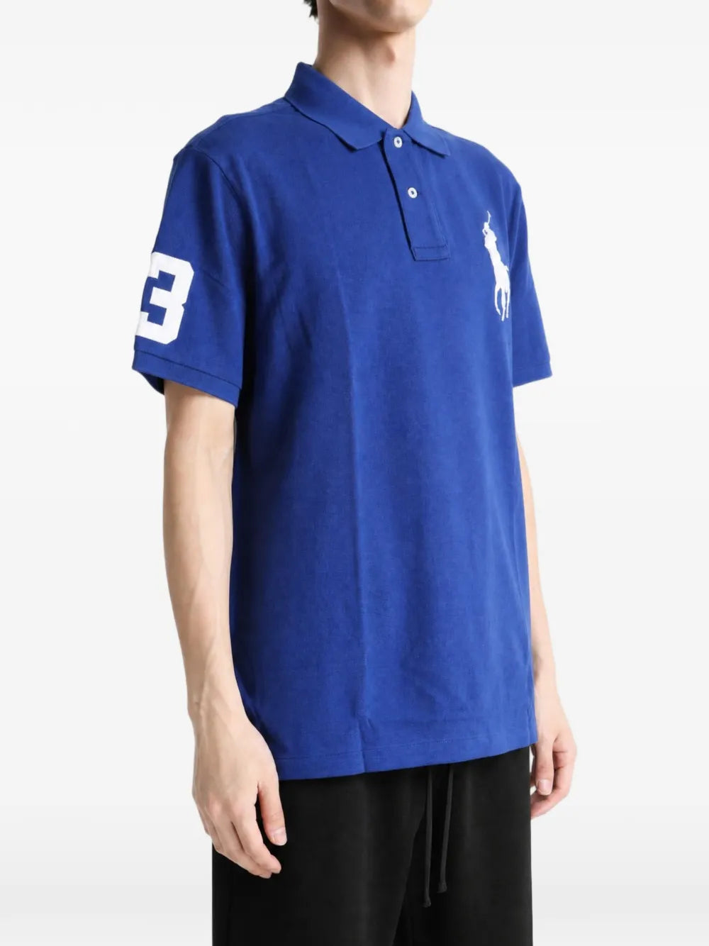 logo-embroidered polo shirt