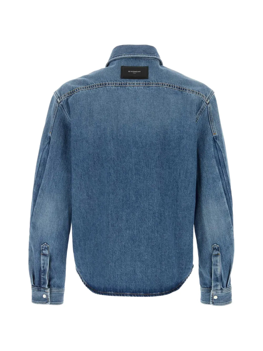 Couture Seam shirt in shadow washed denim