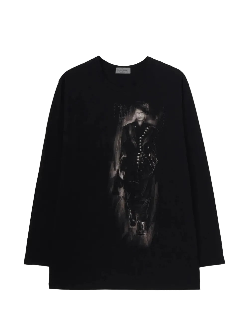 Graphic-Print Long-Sleeved T-Shirt