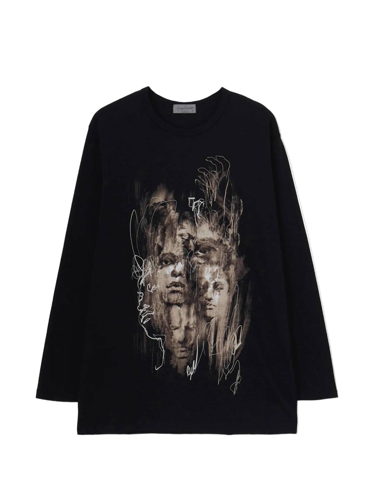 Graphic-Print Long-Sleeved T-Shirt