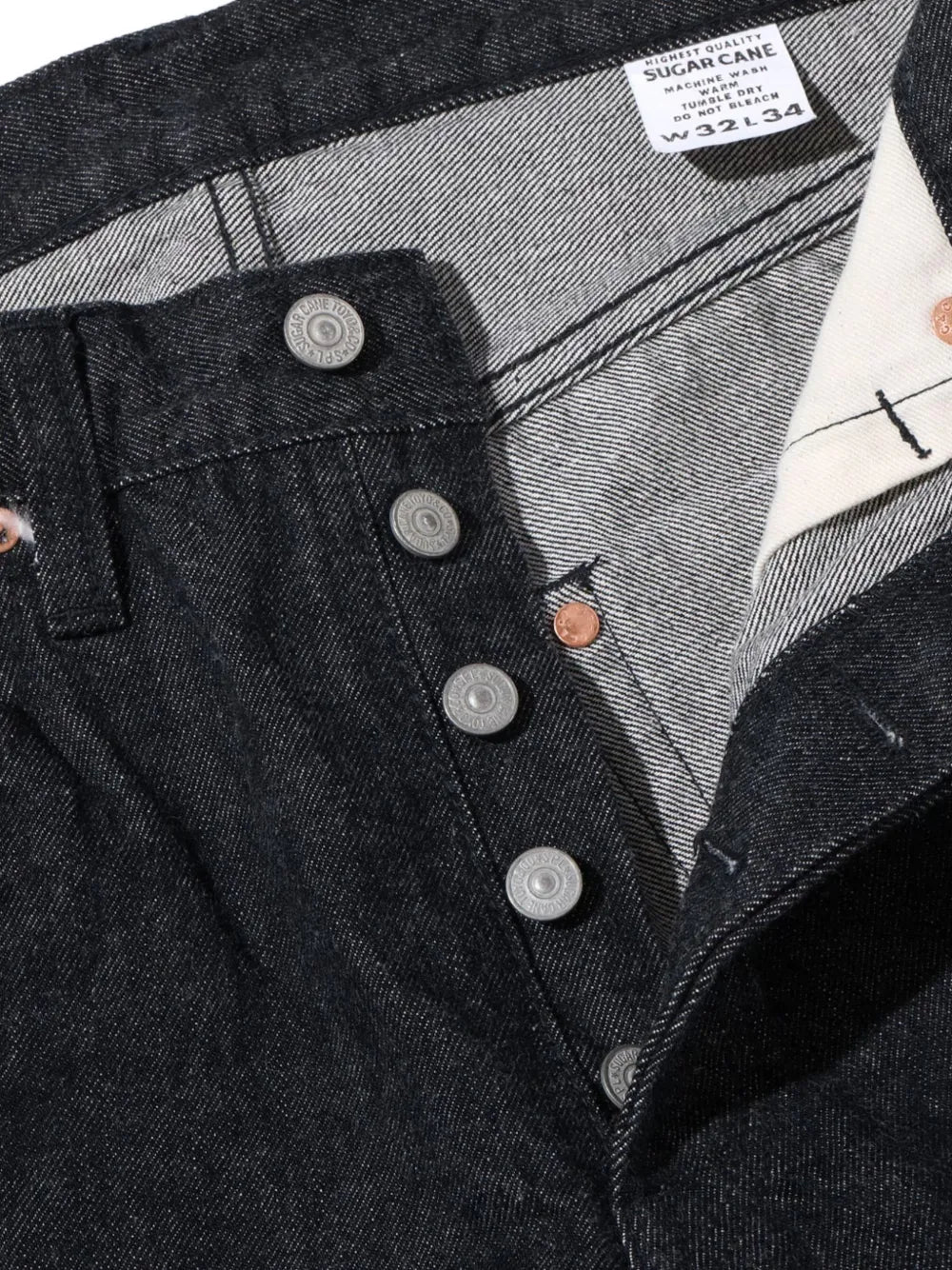 selvedge-denim straight-leg jeans