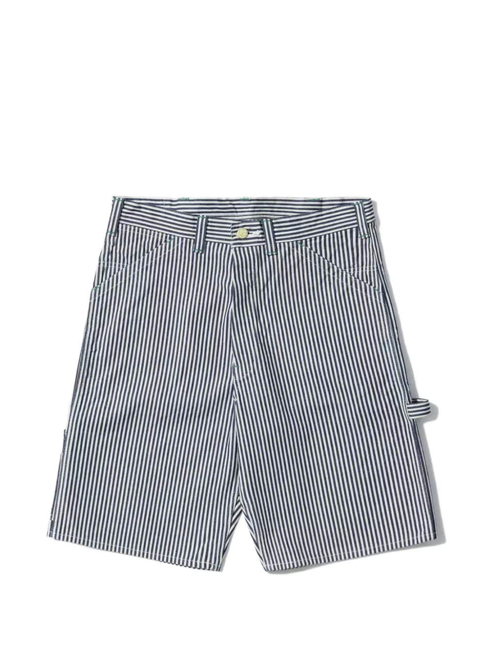 hickory-stripe shorts