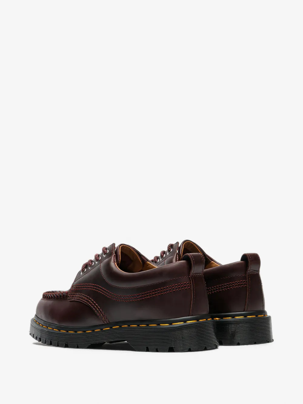 Lace-Up Leather Loafers