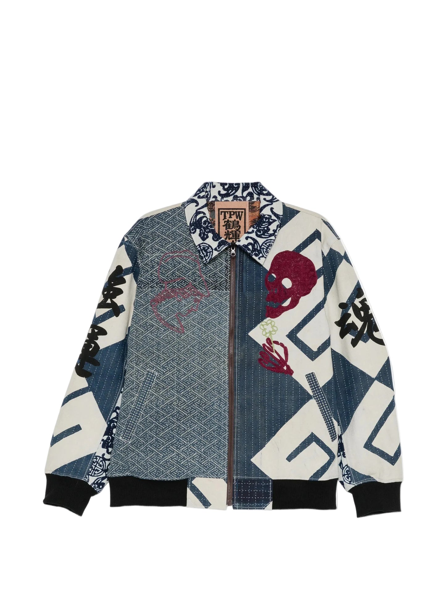All-Over Graphic-Print Shirt Jacket