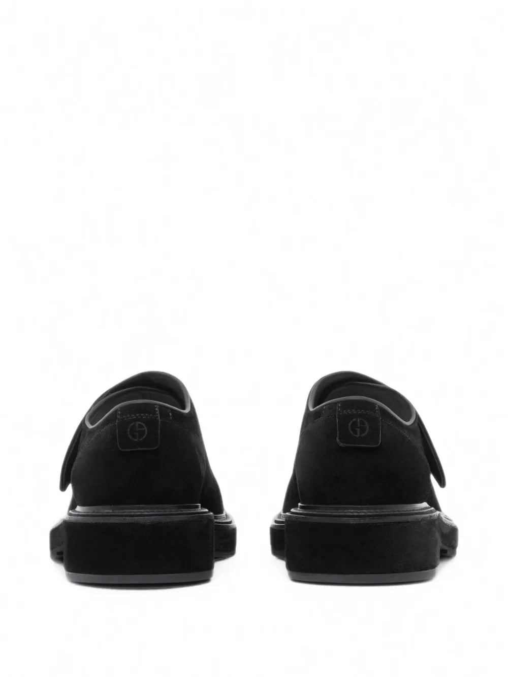 touch-strap suede slippers