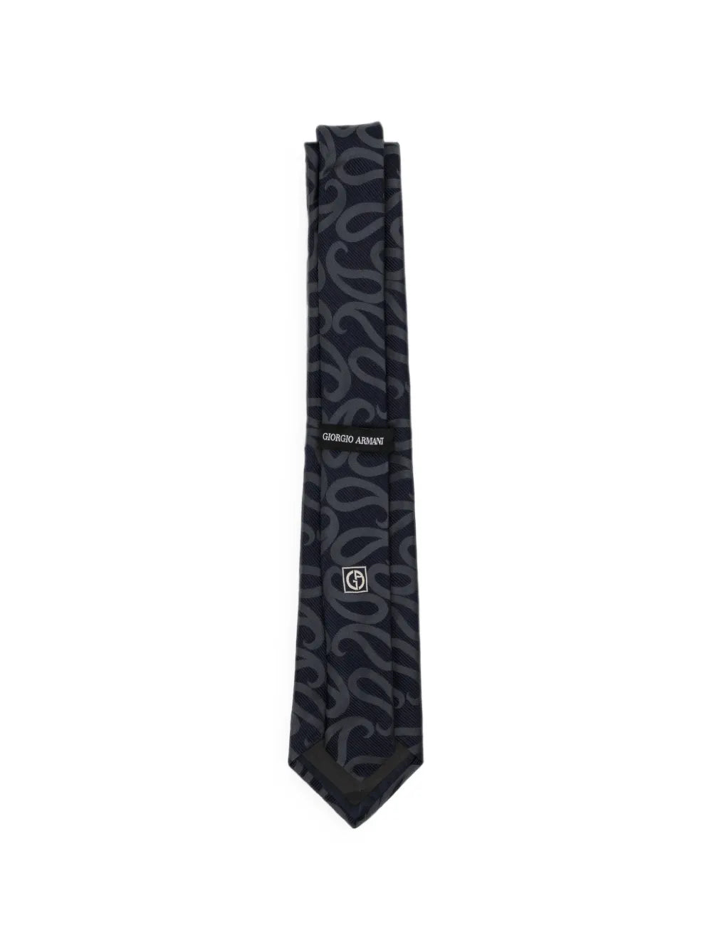 paisley-print silk tie