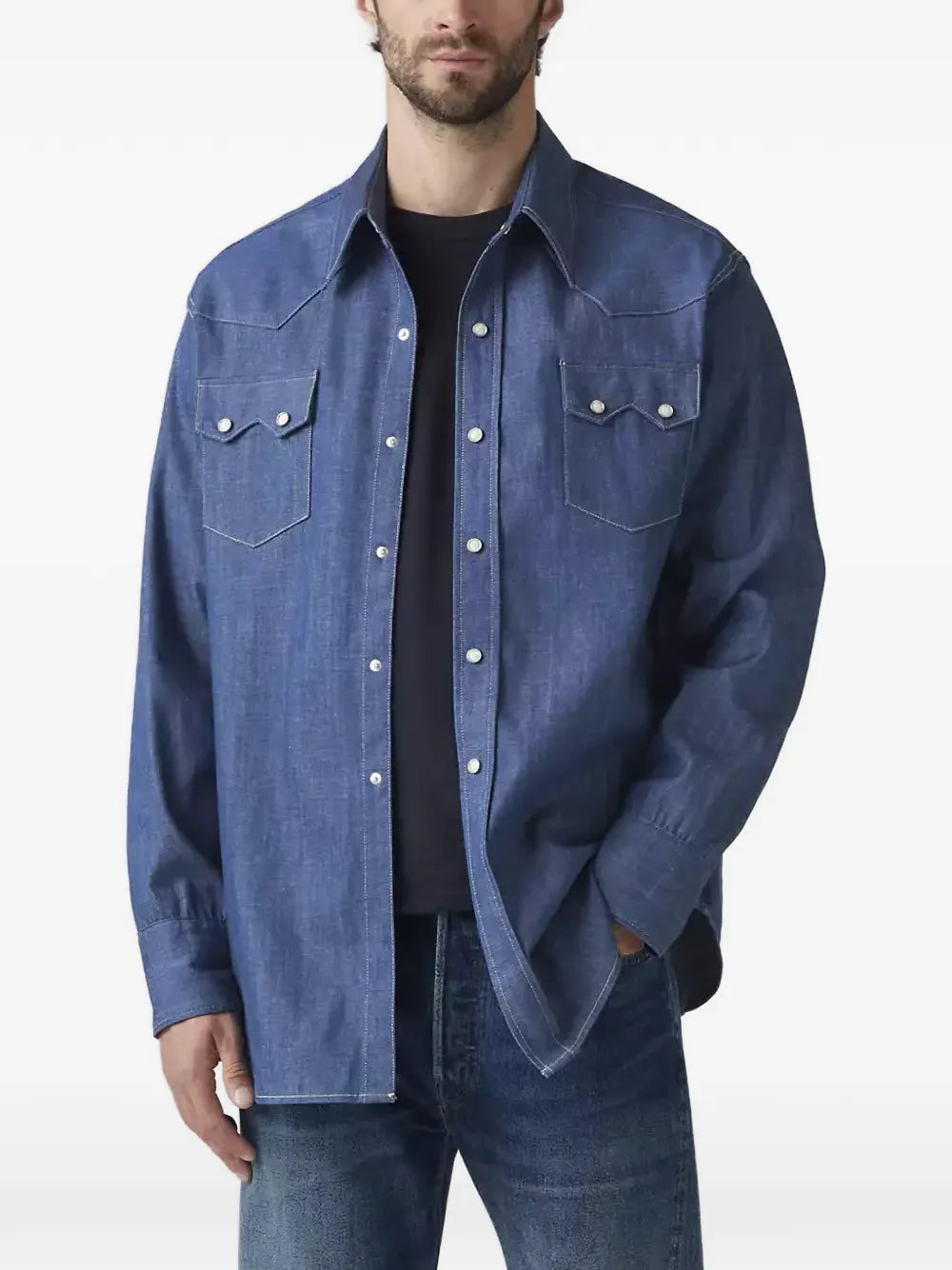 1955 Sawtooth western denim shirt