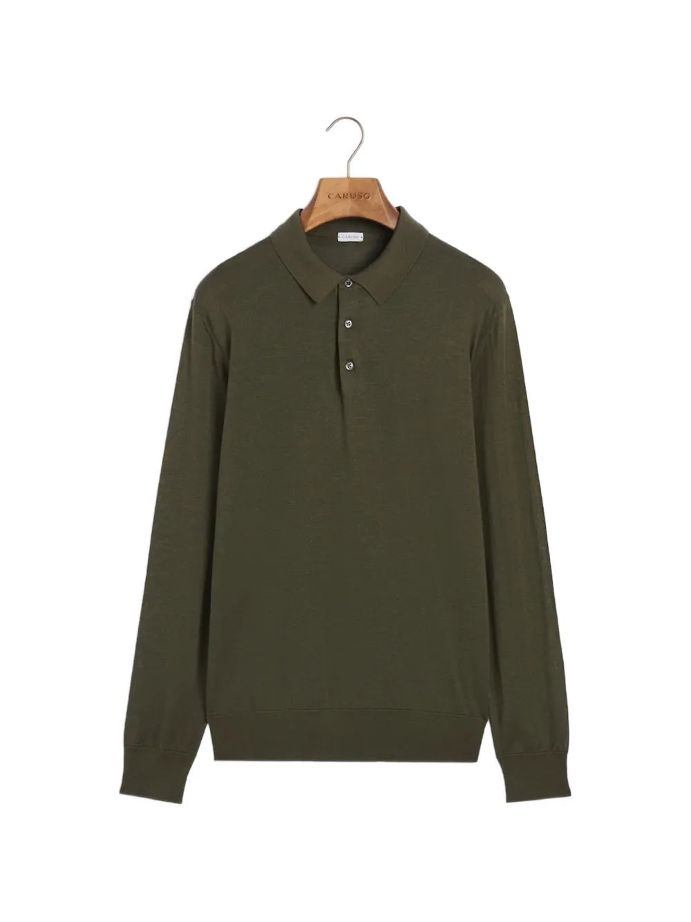 long-sleeve polo shirt